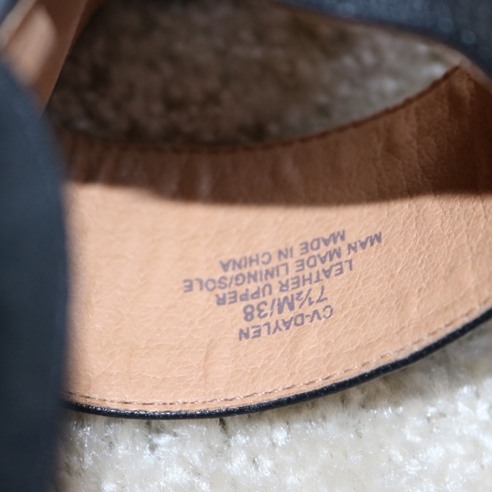 Women's Black Espadrille Platform Wedge Sandals with Ankle Strap - Picture 4 of 4